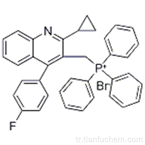 Fosfonyum, [[2-siklopropil-4- (4-florofenil) -3-kinolinil] metil] trifenil-, bromür (1: 1) CAS 154057-58-6